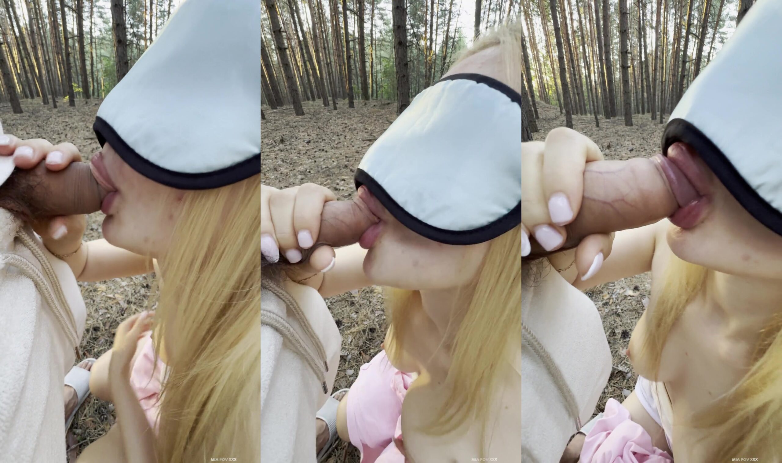 Chupada de pau na floresta com foda grátis gostosa