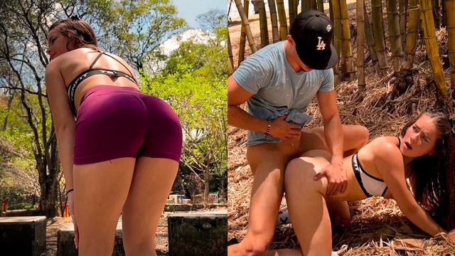 Colombiano na foda ao ar livre com aquela puta na mata Colombiano na foda ao ar livre com aquela puta na mata