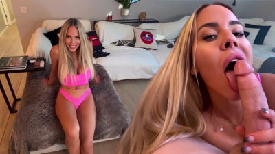 Peituda a gata boqueteira faz oral nervoso e é destruída no video de foda