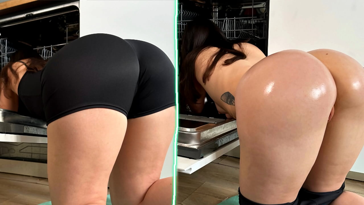 Rabuda fitness cheia de tesão apalpada e fodida com gosto na pica grande e grossa - Porno Grátis